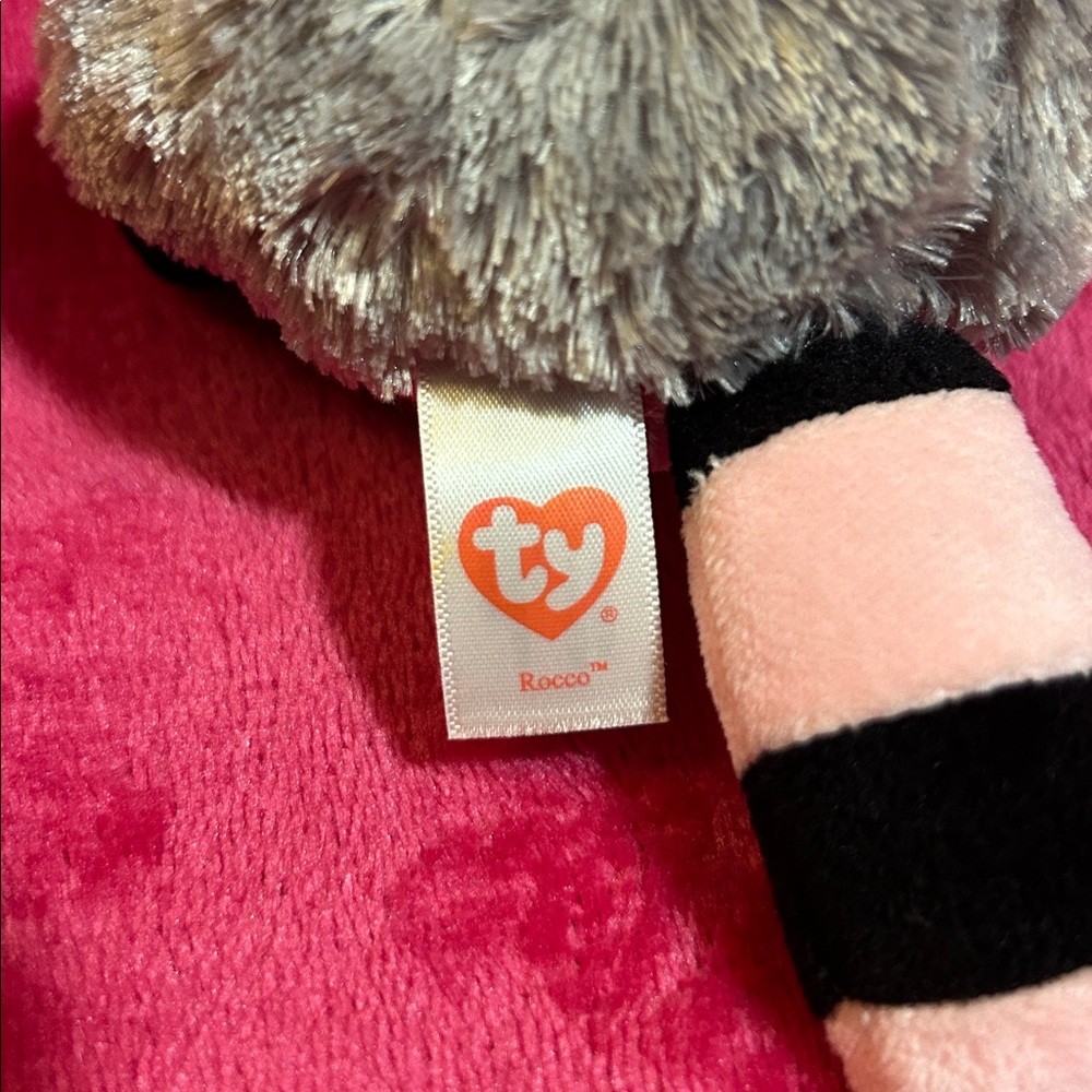 Ty Beanie Boo Rocco the Racoon - Picture 3 of 5